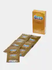 Желтый презервативы со смазкой, 10 штук