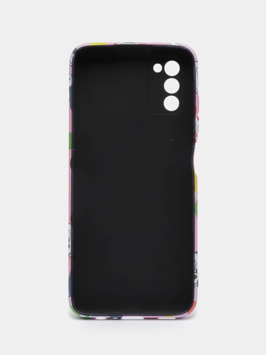 Багровый чехол для Samsung A03S, A22, A32, A51, M32 силикон с картинкой / рисунком