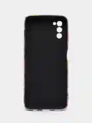 Багровый чехол для Samsung A03S, A22, A32, A51, M32 силикон с картинкой / рисунком