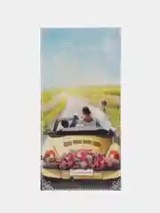 Коралловый меланж конверт-открытка для денег подарочный на свадьбу "Молодоженам", 72 вида