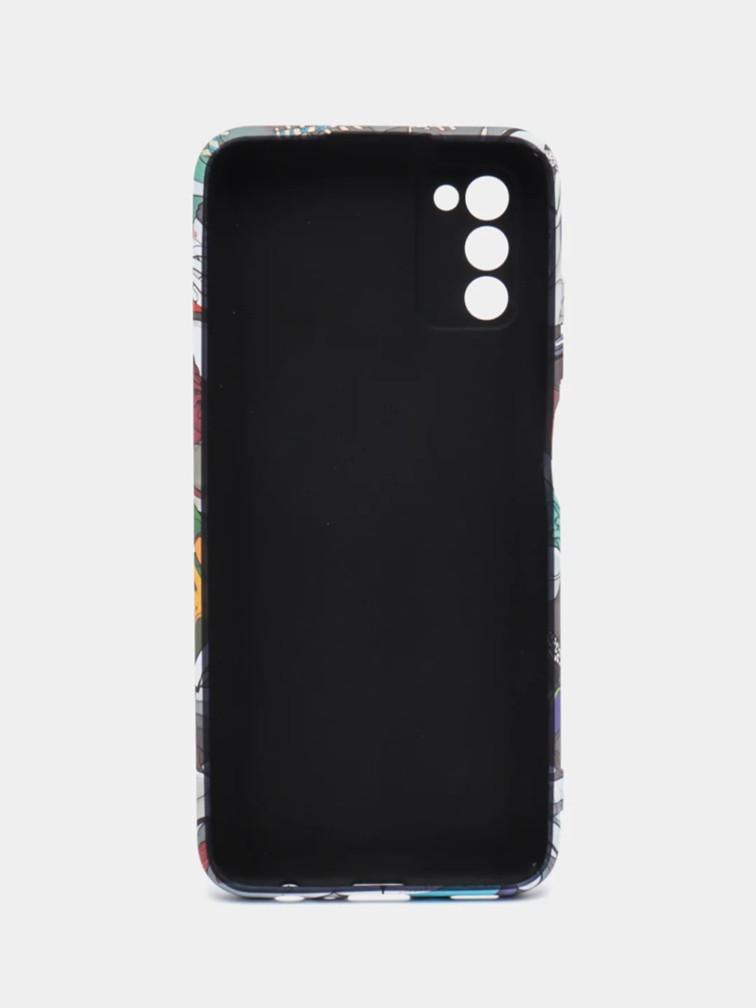 Алый чехол для Samsung A03S, A22, A32, A51, M32 силикон с картинкой / рисунком