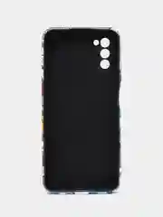 Алый чехол для Samsung A03S, A22, A32, A51, M32 силикон с картинкой / рисунком