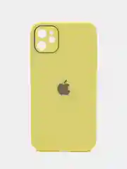 Лимонный стеклянный силиконовый чехол на iPhone 13, 12, 11,  XR, 7, 8, SE, 8+, 7+, 6s, 6, Pro, Max