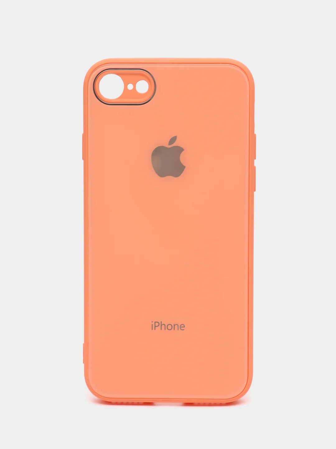 Манго стеклянный силиконовый чехол на iPhone 13, 12, 11,  XR, 7, 8, SE, 8+, 7+, 6s, 6, Pro, Max