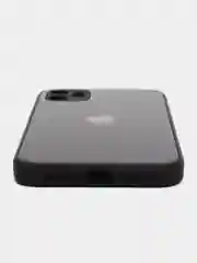 Черный стеклянный силиконовый чехол на iPhone 13, 12, 11,  XR, 7, 8, SE, 8+, 7+, 6s, 6, Pro, Max