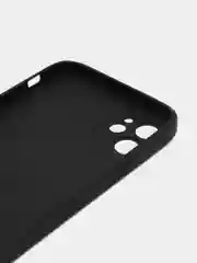 Черный стеклянный силиконовый чехол на iPhone 13, 12, 11,  XR, 7, 8, SE, 8+, 7+, 6s, 6, Pro, Max
