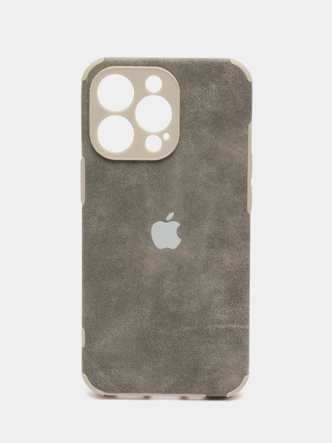 Бежевый чехол силиконовый на iPhone на 13 / 13 Pro / 12 / 12Pro / 12 Pro Max / 12 Mini / 11 / 11 Pro / 11 Pro Max / XS