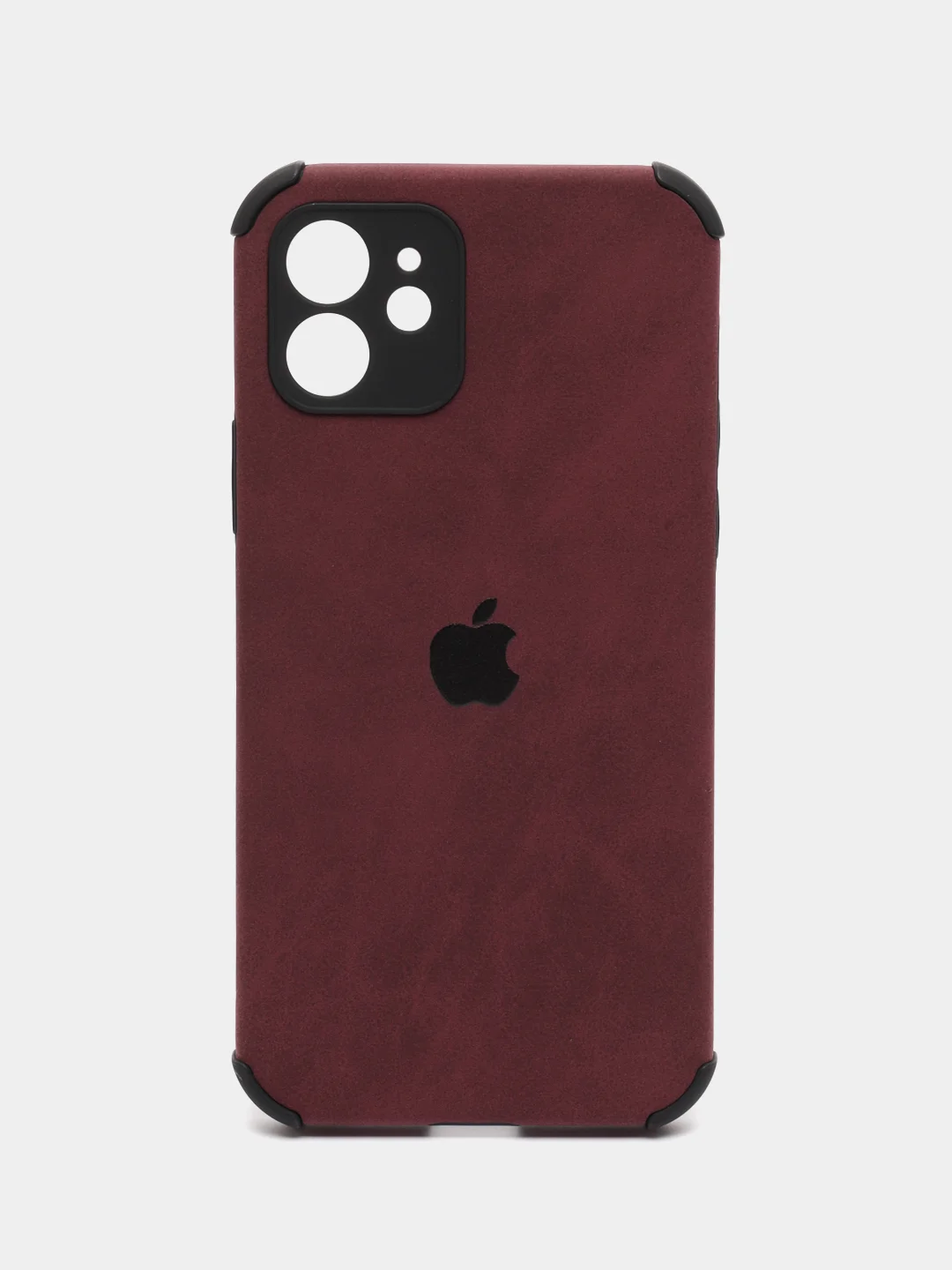 Бордовый чехол силиконовый на iPhone на 13 / 13 Pro / 12 / 12Pro / 12 Pro Max / 12 Mini / 11 / 11 Pro / 11 Pro Max / XS