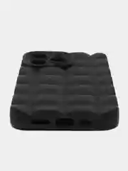 Черный чехол для iPhone 14, 13, 12, 11, XR, 7, 8, SE, 8+, 7+, 6s, 6, Pro, Max, силиконовый