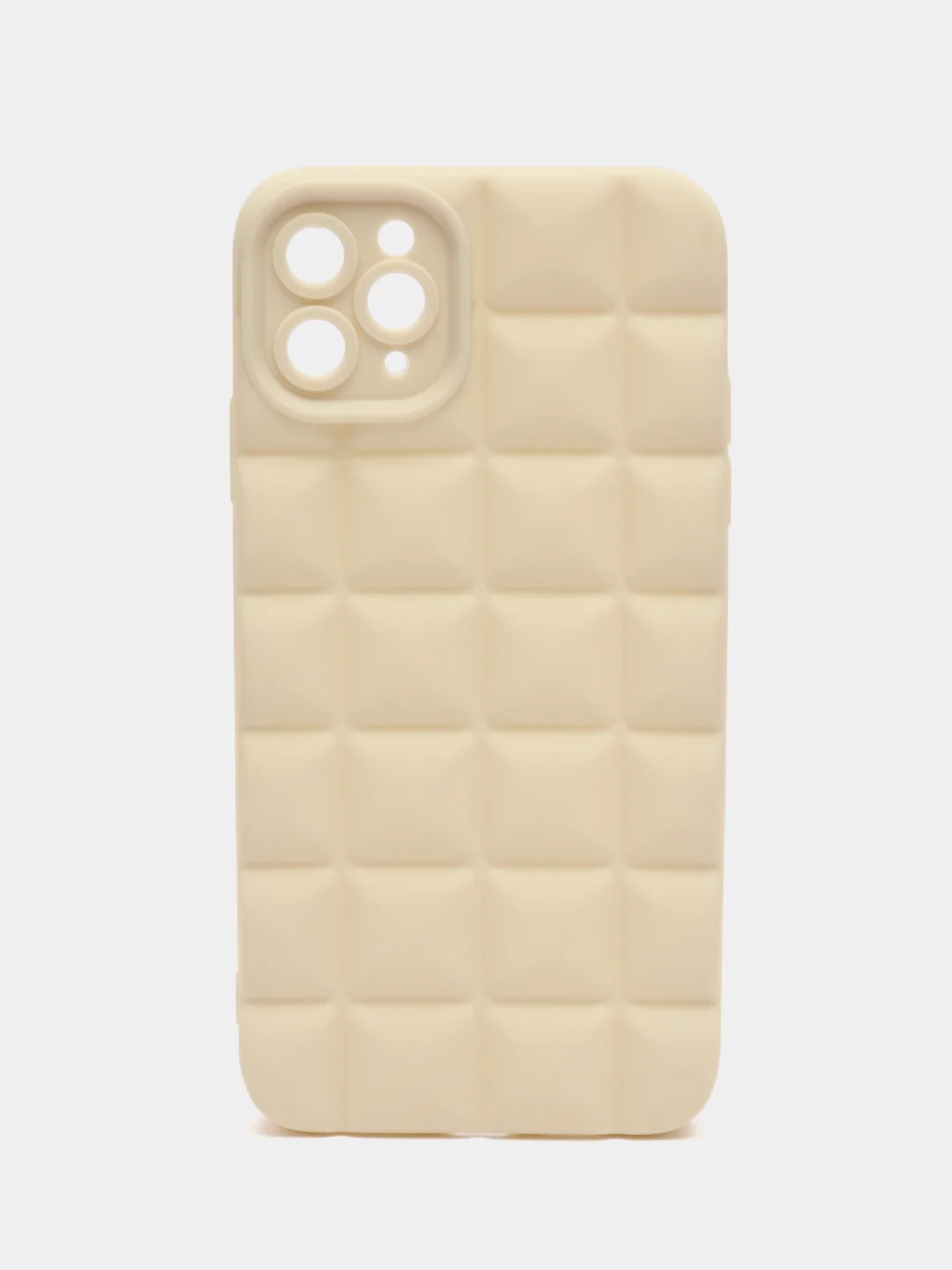Бежевый чехол для iPhone 14, 13, 12, 11, XR, 7, 8, SE, 8+, 7+, 6s, 6, Pro, Max, силиконовый