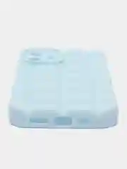 Небесно-голубой чехол для iPhone 14, 13, 12, 11, XR, 7, 8, SE, 8+, 7+, 6s, 6, Pro, Max, силиконовый