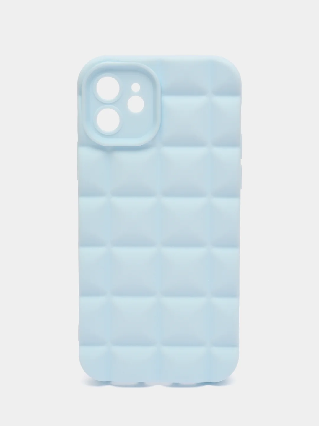 Небесно-голубой чехол для iPhone 14, 13, 12, 11, XR, 7, 8, SE, 8+, 7+, 6s, 6, Pro, Max, силиконовый