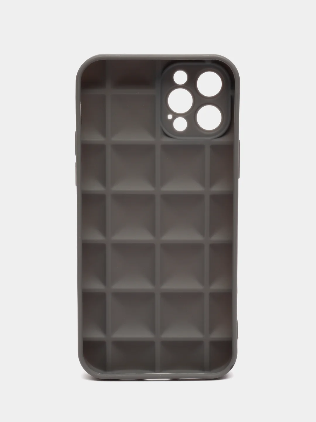 Серый чехол для iPhone 14, 13, 12, 11, XR, 7, 8, SE, 8+, 7+, 6s, 6, Pro, Max, силиконовый