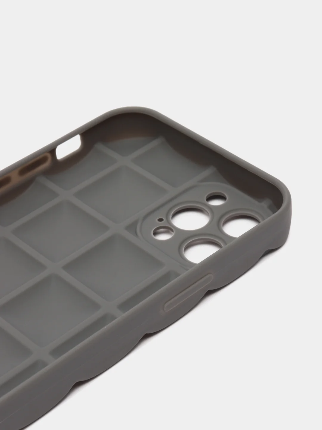 Серый чехол для iPhone 14, 13, 12, 11, XR, 7, 8, SE, 8+, 7+, 6s, 6, Pro, Max, силиконовый