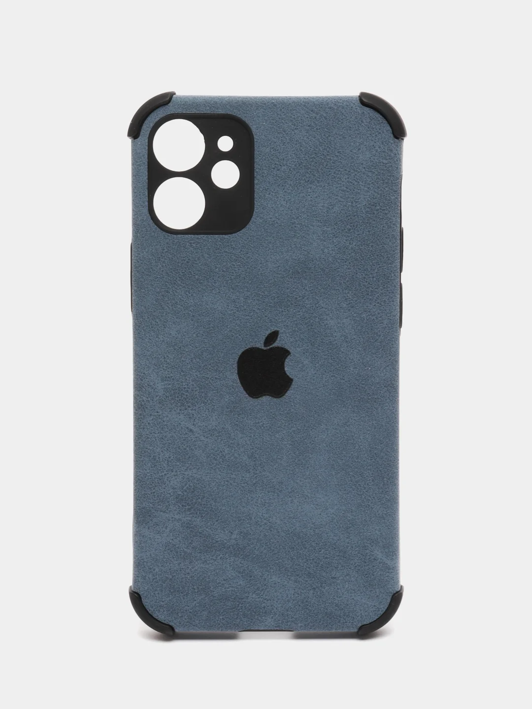 Темно-синий чехол силиконовый на iPhone на 13 / 13 Pro / 12 / 12Pro / 12 Pro Max / 12 Mini / 11 / 11 Pro / 11 Pro Max / XS