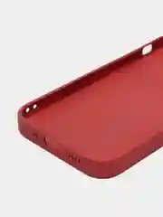 Красный стеклянный силиконовый чехол на iPhone 13, 12, 11,  XR, 7, 8, SE, 8+, 7+, 6s, 6, Pro, Max