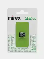 Карта памяти Mirex microSD 16/32/64/128GB Class10 micro SD микросд флеш карта