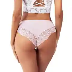 Розовый трусы женские кружевные