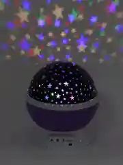 Фиолетовый ночник детский "Звездное небо"