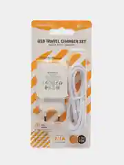 Зарядное устройство Borofone BA74A white на Lightning, Type-C, Micro-USB