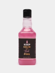 Гель для душа во флаконе виски Keep calm and think pink, аромат сладкий вермут, 250 мл