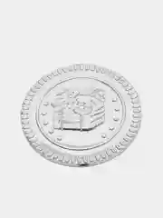 Серебряный наборы пиратских сокровищ с дублонами и камнями для квестов и праздников