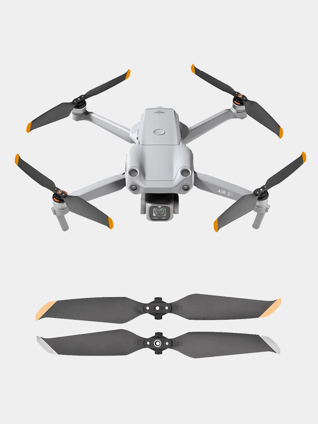 Золотой лопасти для квадрокоптера DJI Mavic Air 2s. Пропеллеры 7238F