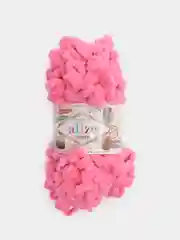 Фуксия пряжа Alize Puffy, петельки большие, микрополиэстер, 100 г, 9 м