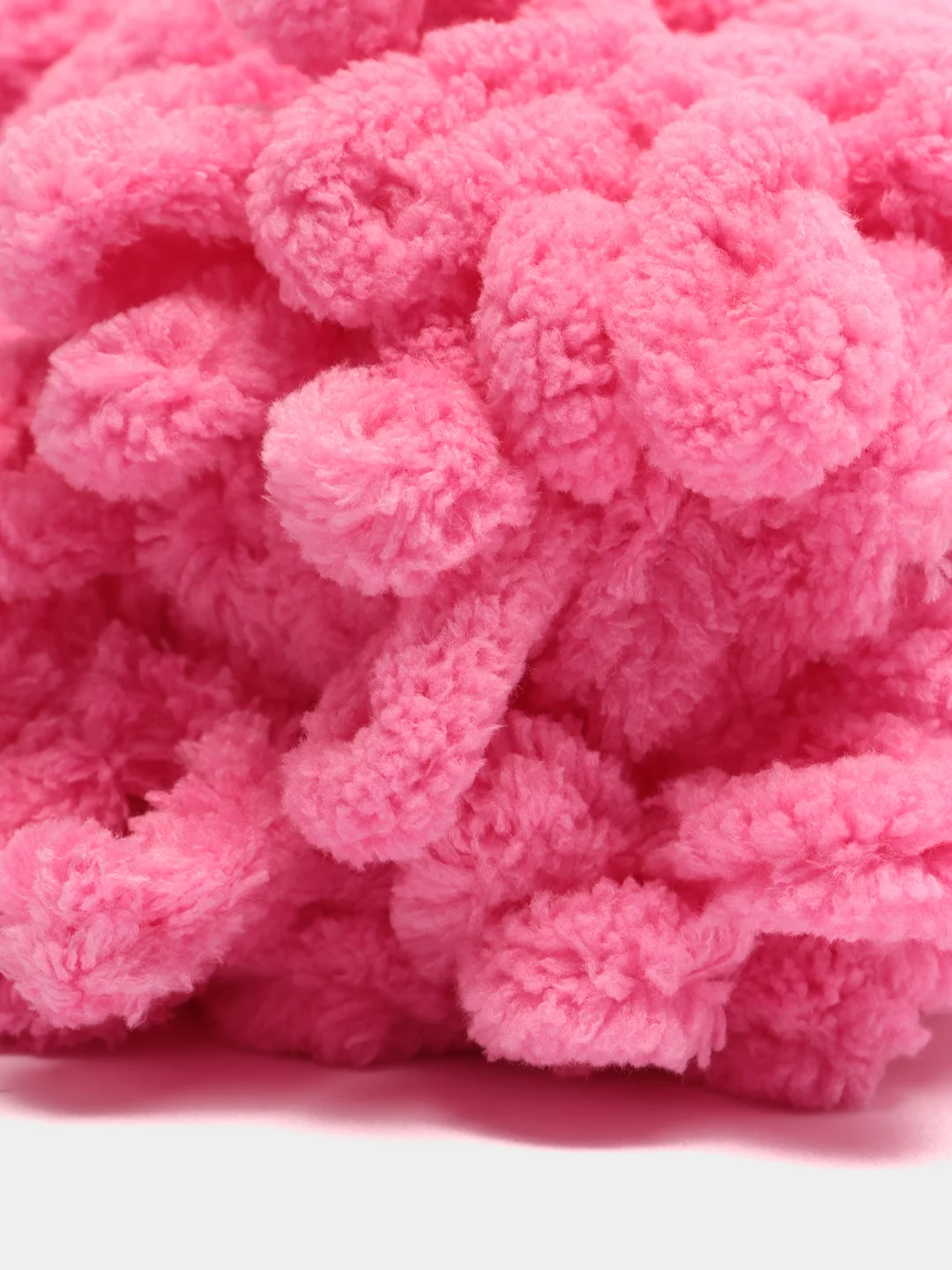 Фуксия пряжа Alize Puffy, петельки большие, микрополиэстер, 100 г, 9 м