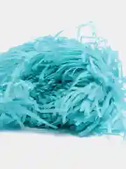 Бирюзовый бумажная стружка наполнитель для подарков и подарочных коробок 100 гр