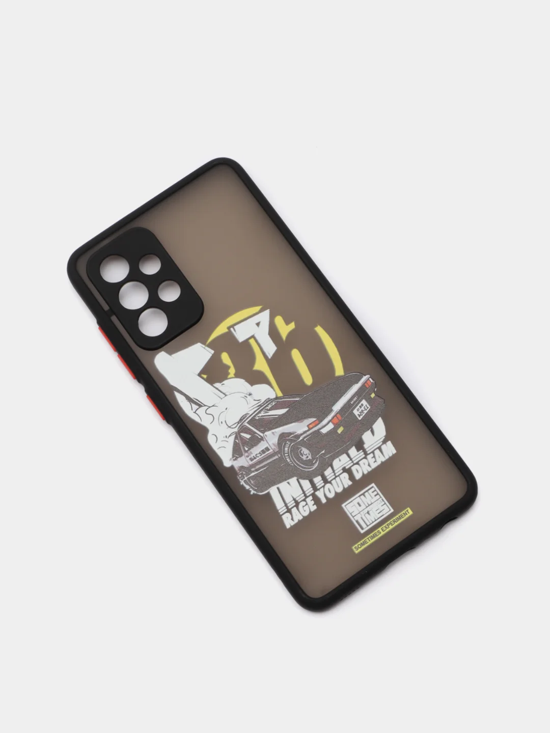 Угольный чехол для Samsung A02, A02S, A32, A52, A12, A51, M12, M51 с картинкой / рисунком