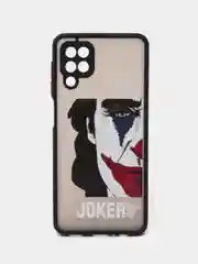 Черный чехол для Samsung A02, A02S, A32, A52, A12, A51, M12, M51 с картинкой / рисунком
