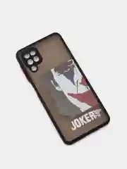 Черный чехол для Samsung A02, A02S, A32, A52, A12, A51, M12, M51 с картинкой / рисунком