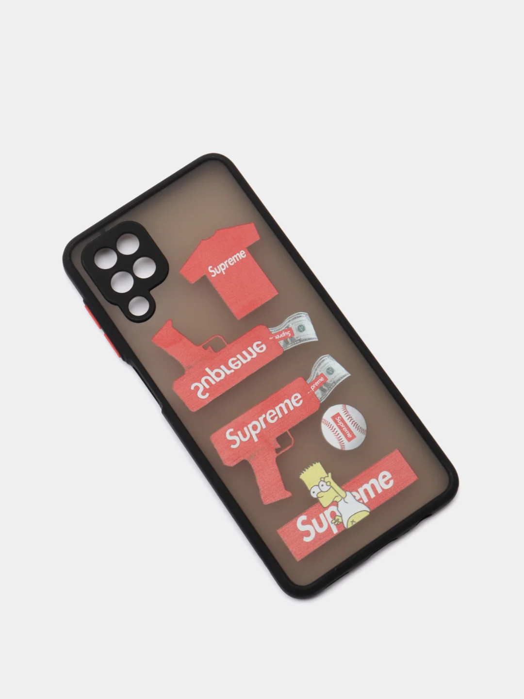 Ледяной чехол для Samsung A02, A02S, A32, A52, A12, A51, M12, M51 с картинкой / рисунком