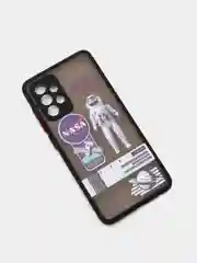 Прозрачный чехол для Samsung A02, A02S, A32, A52, A12, A51, M12, M51 с картинкой / рисунком