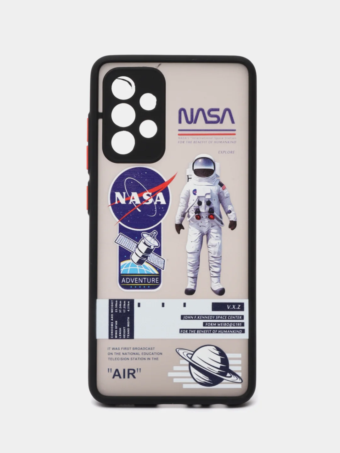 Прозрачный чехол для Samsung A02, A02S, A32, A52, A12, A51, M12, M51 с картинкой / рисунком
