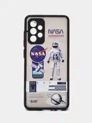 Прозрачный чехол для Samsung A02, A02S, A32, A52, A12, A51, M12, M51 с картинкой / рисунком