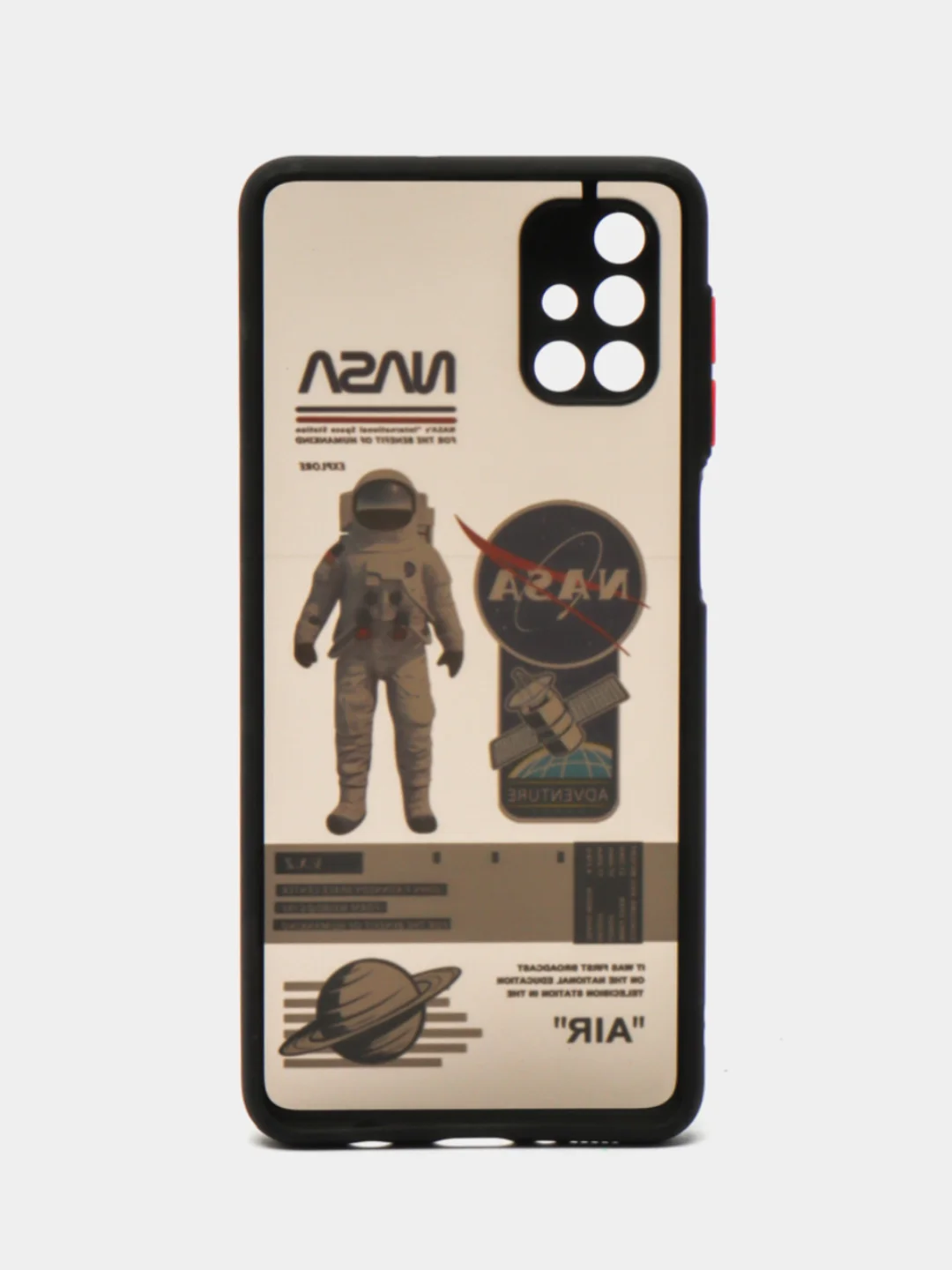 Прозрачный чехол для Samsung A02, A02S, A32, A52, A12, A51, M12, M51 с картинкой / рисунком