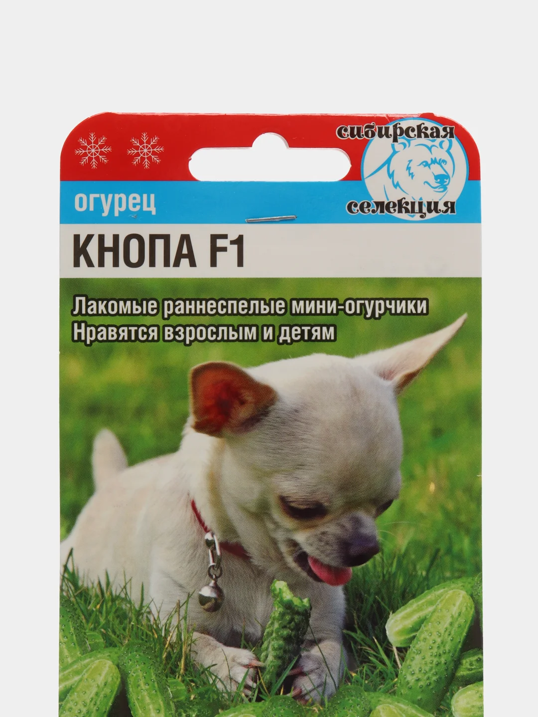 Семена Огурцы "Кнопа F1", Сибирский Сад, 2 пачки