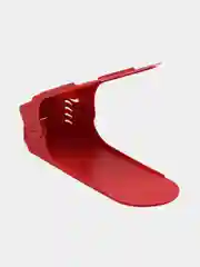 Красный полка для хранения обуви