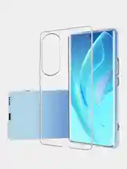 Чехол для Honor 70 Pro (Хонор 70 Про), прозрачный, силиконовый