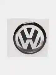 Черный эмблема Volkswagen на ключ зажигания, 12 мм
