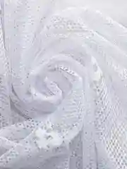 Тюль на кухню без шторной ленты, 210х165 см