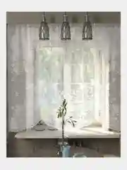 Тюль на кухню на шторной ленте, 285х167 см