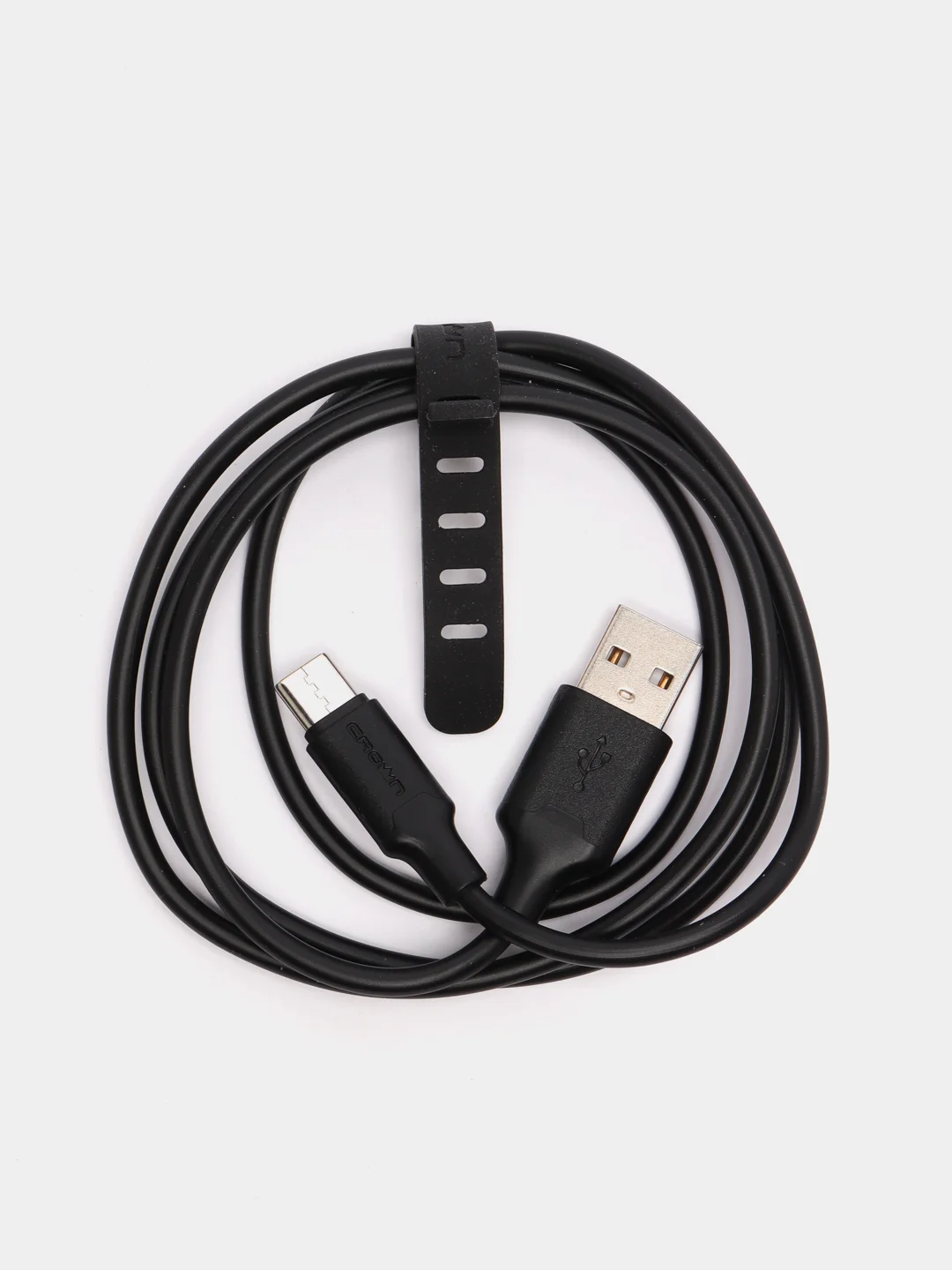 USB-кабель для зарядки с Type C-разъемом, 1 м, зарядка/передача данных, черный