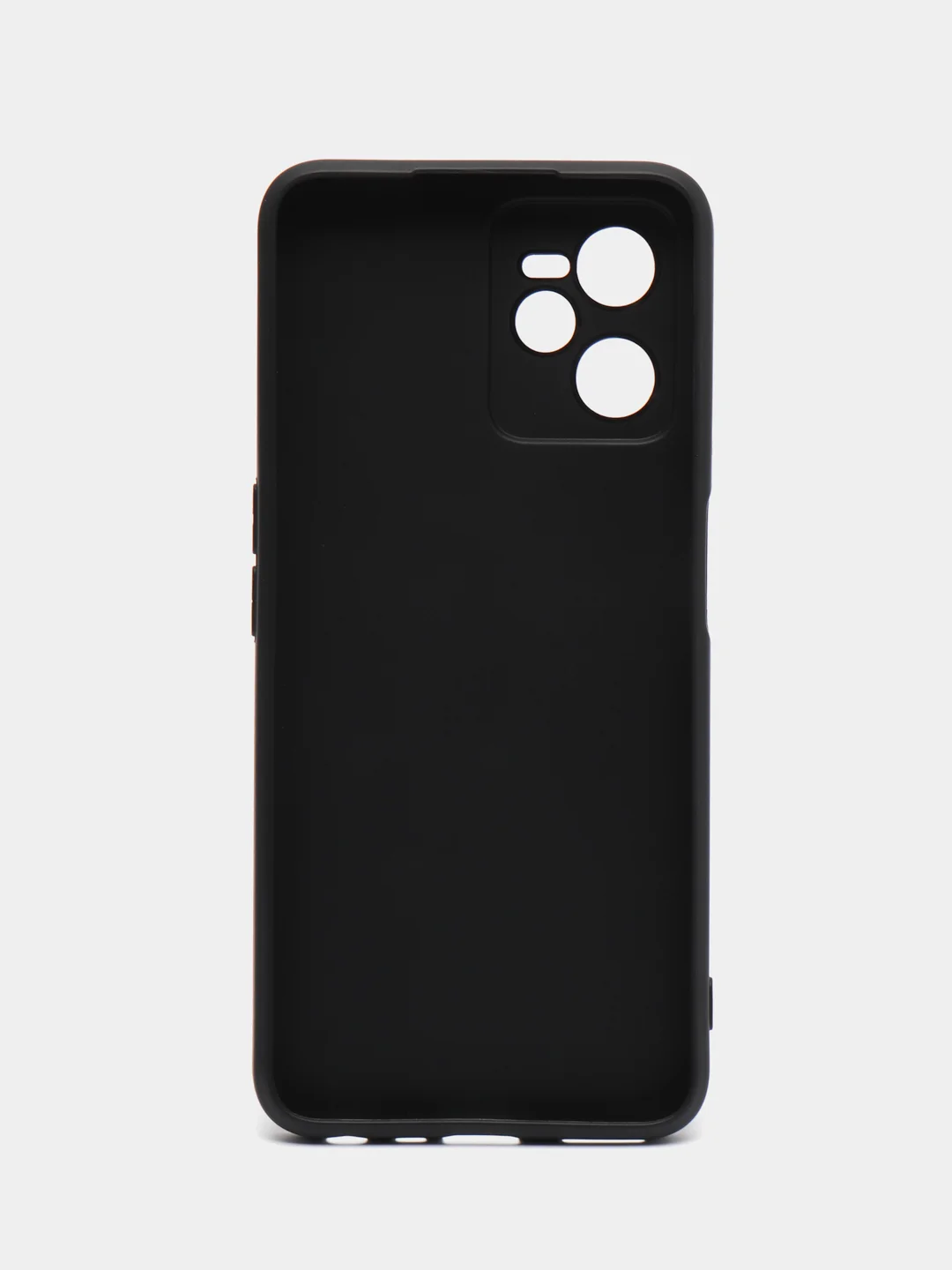 Черный чехол Realme C35 / Narzo 50A Prime плотный soft-touch