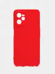 Красный чехол Realme C35 / Narzo 50A Prime плотный soft-touch