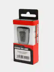 Черный фонарь-светильник велосипедный аккумуляторный с USB-зарядкой, водонепроницаемый