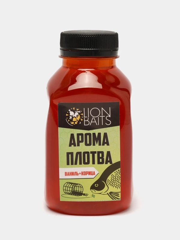 Арома LION BAITS Плотва ваниль-корица 300мл