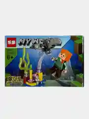 Алый конструктор детский My world, по мотивам игры Майнкрафт